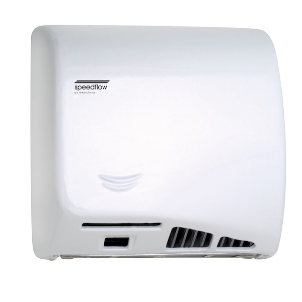 SPEEDFLOW HAND DRYER - WHITE CAST-IRON